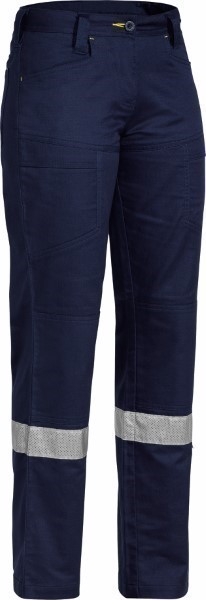 Bisley Ladies X Airflow Ripstop Work Pant with Reflective Tape
