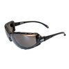 Vision Safe Seal Black Foam Bound Safety Glasses Smoke