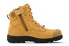 Ascent Safety Alpha 2 Lace Up Zip Side Safety Boot Wheat