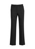 Biz Corporates Relaxed Fit Straight Leg Comfort Wool Stretch Pants