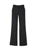 Biz Corporates Mid Rise Adjustable Waist Comfort Wool Stretch Pants