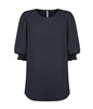Gloweave Ladies Lola 34 Sleeve Shirred Cuff Soft Top