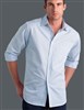 John Kevin Mens Shirt Long Sleeve Blue 60 Cotton 40 Polyester
