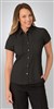 City Collection Ladies Blouse City Stretch Spot Short Sleeve