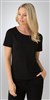 City Collection Ladies Smart Knit Short Sleeve Top