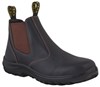 Oliver Non Safety Boot Elastic Sided Claret