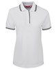 JBs Ladies Contrast Polo Shirt 65 Polyester 35 Cotton