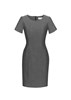 Biz Corporates Rococo Ladies Short Sleeve Shift Dress