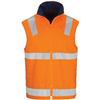 DNC Cotton Drill reversible Vest Hi Vis With Reflective Tape