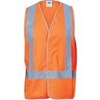 DNC Safety Vest Polyester with X Pattern Reflective Tape
