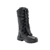 Steel Blue Telfer Mining Boot 350mm Lace up Zip System Metatarsul Guard and Bump Cap Black
