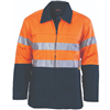 DNC Heavyweight Cotton Drill Protector Jacket RT1 Reflective Tape 2 Tone