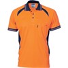 DNC Polo Shirt CoolBreeze 100 Polyester Micromesh Mesh Panel Short Sleeve