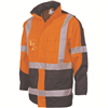 DNC Rain Jacket Polyester PVC X Pattern Reflective Tape