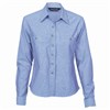 DNC Ladies Blue Cotton Chambray Shirt Long Sleeve