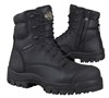Oliver Ats Lace up Zip Side Boot Composite Toe Cap Black