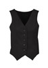 Biz Corporates Ladies Peaked Vest with Knitted Back Cool Stretch