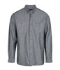 Gloweave Mens Icon Chambray Long Sleeve Shirt 100 Cotton
