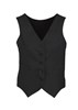 Biz Corporates Ladies Peaked Vest with Knitted Back Comfort Wool Stretch