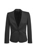 Biz Corporates Rococo Ladies Single Button Collarless Jacket
