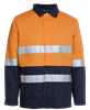 JBs Hi Vis DayNight Cotton Jacket 2 Ring Reflective Tape