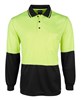 JBs Hi Vis Jacquard Long Sleeve Polo