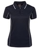Podium Ladies Piping Polo Shirt 100 Polyester Pique Knit