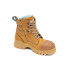 Blundstone Ladies Boot Zip Side Lace up TPU Toe Guard Wheat
