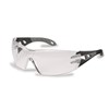 Uvex Pheos Safety Glasses BlackGrey Frame Clear Lens