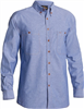 Bisley Chambray Shirt Long Sleeve 100 Cotton Blue