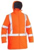 Bisley Hi Vis Puffer Jacket  Showerproof with Rail X Pattern Reflective Tape