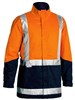 Bisley 3 in 1 Hi Vis Cotton drill Jacket with H Pattern Reflective Tape
