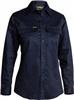 Bisley Ladies Cotton Drill Long Sleeve Work Shirt
