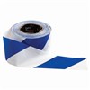 Barricade Tape BlueWhite 100Metre Roll x 75mm Wide