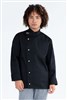 Aussie Chef Modern Tunic Chef Jacket Long Sleeve Black