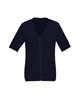 Bizcare Ladies Short Sleeve Zip Front Cardigan