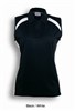 Bocini Ladies Team Essentials Ladies Sleeveless Contrast Polo