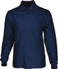 Bocini Unisex Adults Basic Polo Long Sleeve