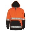 DNC Hoodie Fleecy Full Zip with Reflective Tape
