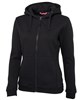 JBs Ladies Fleecy Hoodie Full Zip CottonPolyester