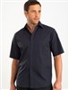 John Kevin Mens Shirt Short Sleeve Charcoal 60 Cotton 40 Polyester