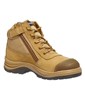 King Gee Tradie Lace Up Zip Side Boots Wheat