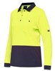 King Gee Ladies Hyperfreeze Workcool Polo Shirt Long Sleeve