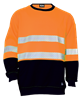KM Jumper Round Neck 100 Polyester with Segmented Reflective Tape