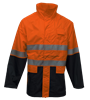 KM Rain Jacket Light Weight with Segmented Reflective Tape