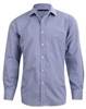 Benchmark Mens Two Tone Gingham Long Sleeve Shirt