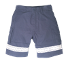 KM Cotton Drill Duck Weave Cargo Shorts with Segmented Reflective Tape around Legs