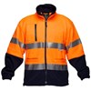 Prime Mover Fleece Jacket Water Repellent with Reflective Tape
