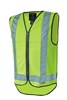 Prime Mover Safety Vest Zip Front with X Pattern Reflective Tape
