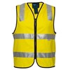 Prime Mover Safety Vest Zip Front 100 Cotton with Reflective Tape